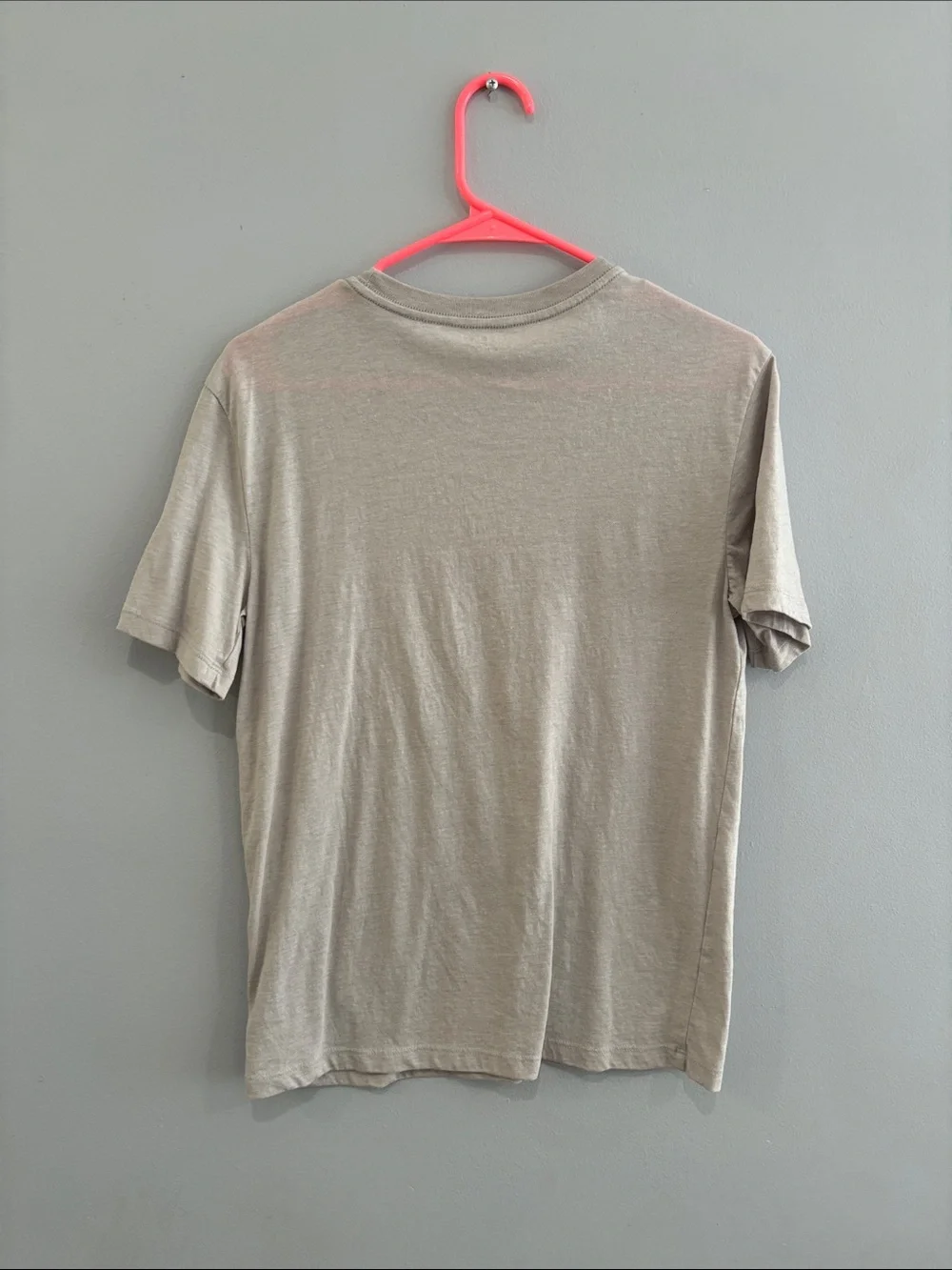 Old Navy Kids Taupe Short-Sleeve Tee with Navy Star Pocket